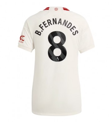 Manchester United Bruno Fernandes #8 Tredje Tröja Dam 2023-24 Kortärmad